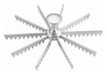 Winco 10-Cut Aluminum Pie Marker - size: 6"