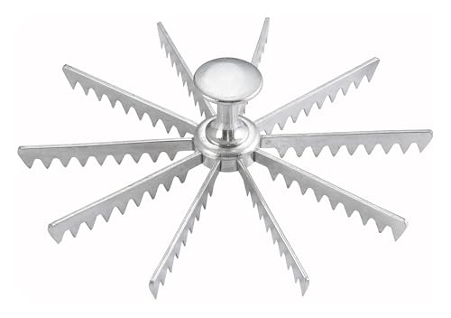 Winco 10-Cut Aluminum Pie Marker - size: 6"