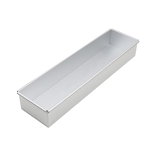 Aluminum Cheesecake Pan,Rectangular Cake Pan,Brownie Cake Baking Maker,Nonstick Tiramisu Pan Cake Baking Tray,Cake Pastry Cutter for Tiramisu Cheesecake Mousse Dessert, fixed frame