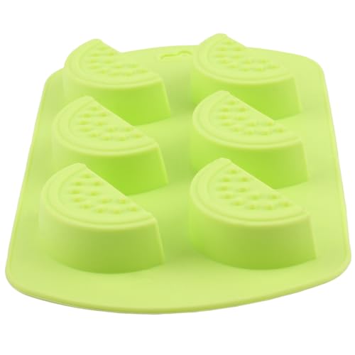 6 Cavity Watermelon Silicone Candy Molds Set Of 2