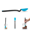 Dreamfarm Mini Supoon Non-Stick Sit-Up Silicone Scraping Cooking Spoon, Jar Scraper Measures 5ml Tsp - 8" Dreamfarm Blue - color: Blue, size: Mini