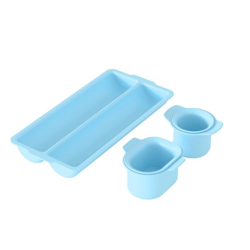 Cake Pop Mold Set with Tray, Round Cake Pop Cutter and Pusher, Large Capacity Two-Row ABS Tray, DIY Cake Pops Baking Kit for Kids, Chocolate, Candy & Party Dessert Making, Blue - color: Blue