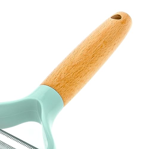 Beille Kitchen Gadget Pastel Y Peeler Wooden Handle Cooking Tool Home Goods - style: Y Peeler