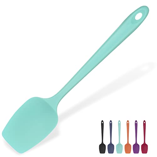 U-Taste Silicone Spoon Spatula, 600°F High Temp Spoonula, 11.38", Aqua Sky - color: Aqua Sky, size: 11.38 in (spoon spatula)