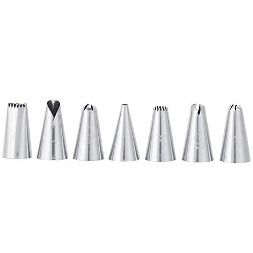 Stainless Steel Cookies Press, Cookie Press Gun Kit with 13 Cookie Discs and 7 Piping Tips for for DIY cake Maker Baking Supplie