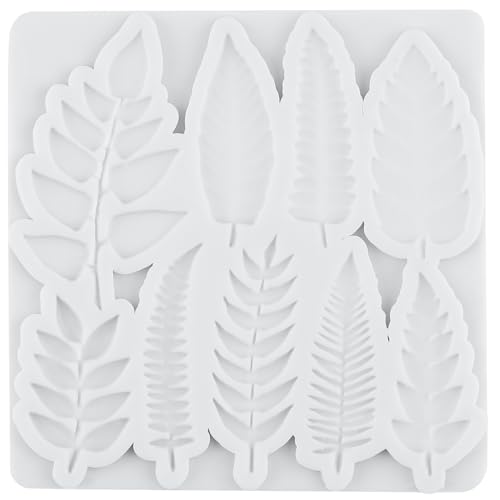 Tropical Leaf Silicone Mold Monstera Leaves Fondant Mold Set of 4 - color: Style B