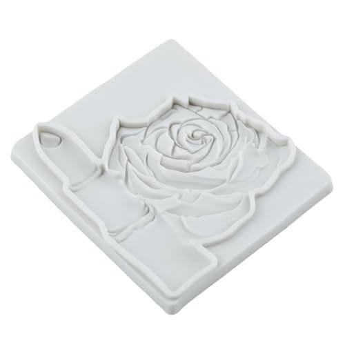 Lingzhi Lipstick Rose Fondant Silicone Molds - color: Style F