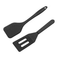Hitefu 2 Pieces Flexible Mini Spatula, Black - color: Black