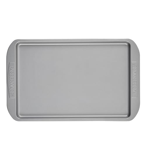 Farberware Nonstick Bakeware, Nonstick Cookie Sheet / Baking Sheet - 10 Inch x 15 Inch, Gray - size: 10" x 15" (1 piece)