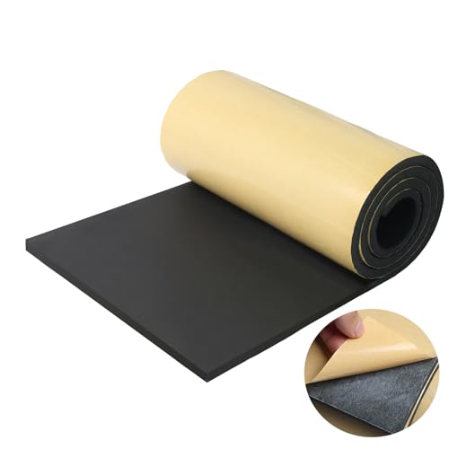 Eunice Sponge Neoprene Foam Sheet with Adhesive, 12 in x 59 in x 3/4 in - size: 12 in x 59 in x 3/4 in