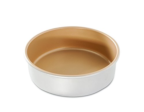 Nordic Ware Naturals Nonstick Round Cake Pan, 8-Inch - size: 8 Inch, style: Round