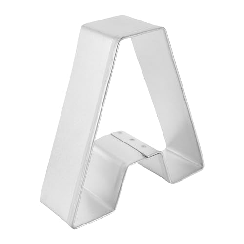 R&M Deluxe Alphabet Cookie Cutter 26-Piece Set – 2.5" Steel A-Z Letter Cutters for Cookies, Fondant, Sandwiches & Crafts - size: 2.5" Size, style: Alphabet