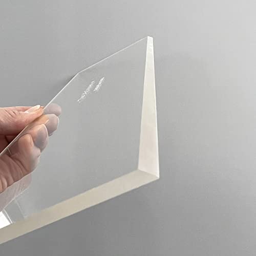 CAKESAFE 6 Inch OG Scraper-Clear Acrylic Cake, Icing, and Butter Cream Smoother with Beveled Edge - size: 6" OG Scraper