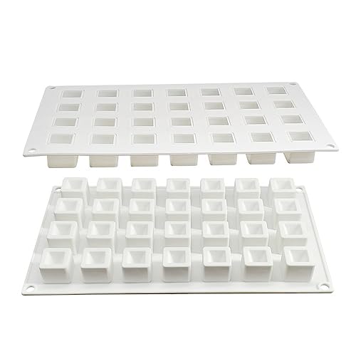 Epoxy Resin DIY Ice Cube Mold - 28 Grid Square Silicone Mold (11.8 x 7 x 1 inch) - size: Square E_11.8 x 7 x 1 inch