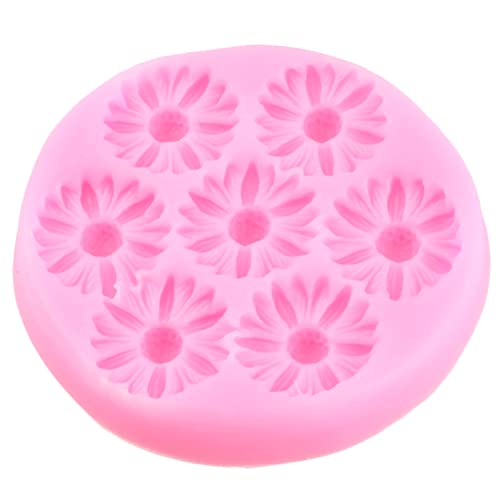 ZiXiang Flower Silicone Mold Rose Daisy Orchid Flower Fondant Mold Set Of 4 - color: Style AA