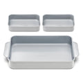 Caraway Non-Stick Rectangle Baking Pan Set - color: Gray, size: Rectangle Pan Trio