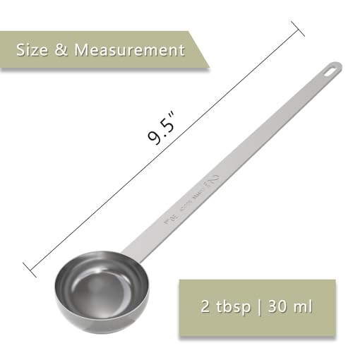 2PCS Extra Long Handle Coffee Scoop, 2Tbsp(30ml) Measuring Spoon - size: 2tbsp
