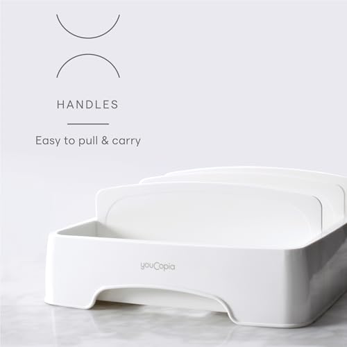 YouCopia StoraLid Adjustable Food Container Lid Organizer for Kitchen Cabinet Storage, Small, 2-Pack - size: Small 2-Pack Classic Edition