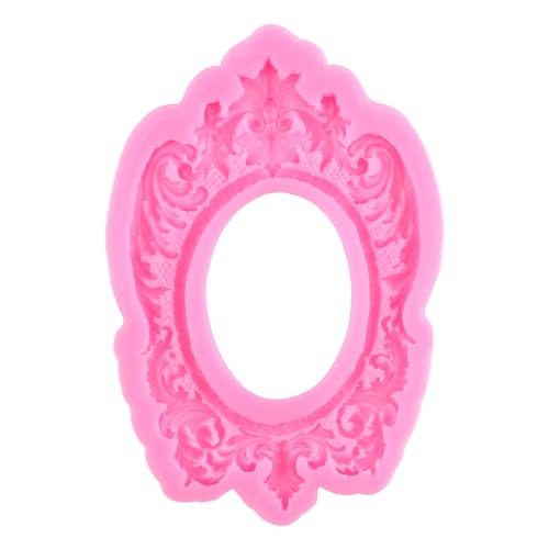 Mujiang Picture Frames Silicone Molds Photo Frame Fondant Mold Set Of 4 - color: Style F