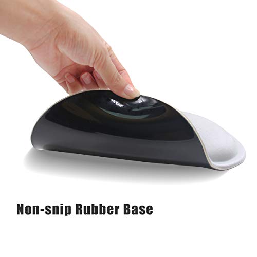 Ergonomic Keyboard Mouse Pad Wrist Rest Support Set for Laptop/Computer/Desktop,Memory Foam Hand Rest Wrist Cushion for Gaming/Office,Lightweight Comfortable & Pain Relief (Greyish White) - color: Greyish White