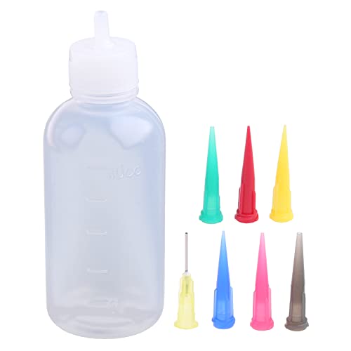 Mini-Bottles With With 7 Nozzles For Arts And Icing Griller Sauces Dressings Condiments Cake Decorating Tool Squeeze Bottles