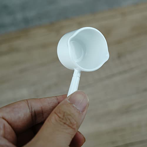 EIKS 8 Sets Short Handle Teaspoons Measuring Spoons Scoops