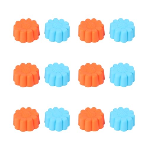 Amosfun Sunflower Silicone Baking Cups 12-pack Approx. 5X5X2.5cm