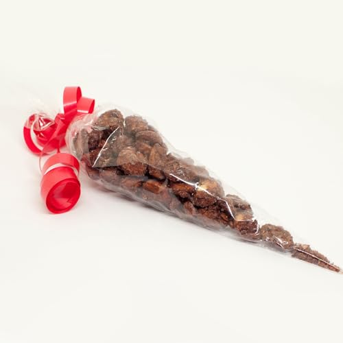 Cone Shaped Treat Bags 6.3x11.8 Inch 200Pcs - size: 6.3x11.8 Inch (Pack of 200)