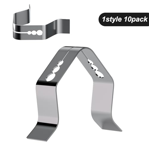 10 Pieces 3-Hole Probe Holder Clip, A Style Design