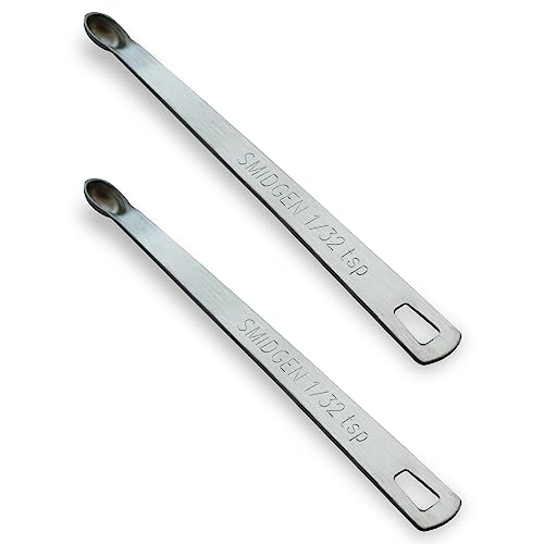 2PCS 1/32tsp(0.16ml) Mini Measuring Spoon, Small Teaspoon for Tiny Amounts - size: 1/32tsp|0.16 ml|0.16cc