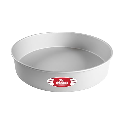 Fat Daddio's Round Cake Pan, 14 x 3 Inch, Silver - size: 14 x 3 Inch, style: 3" Depth