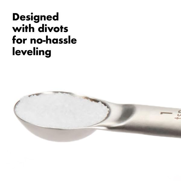 OXO Good Grips 4 Piece Stainless Steel Measuring Spoon Set - size: 4 count, style: Spoons