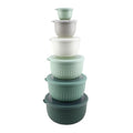 COOK WITH COLOR Prep Bowls with Lids- Wide and Deep Nesting Plastic Small Mixing Bowl Set with Lids, 12 Piece Set - Deep Bowls, Sage - color: Sage, size: 12 Piece Set - Deep Bowls