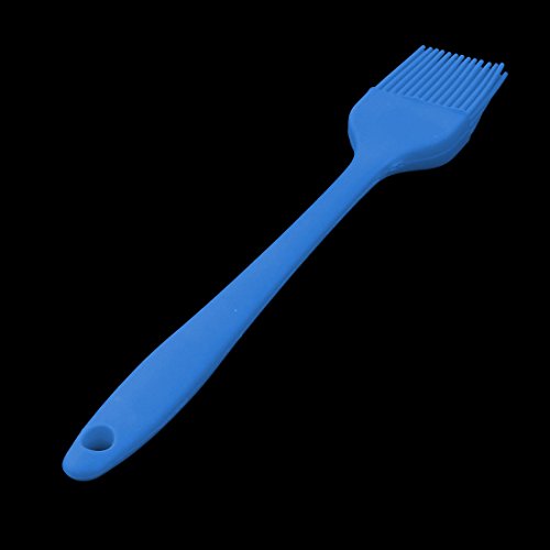 uxcell Silicone Family Bakery Cookie Cake Baking Tool Cream Butter Pastry Brush Blue - color: Blue