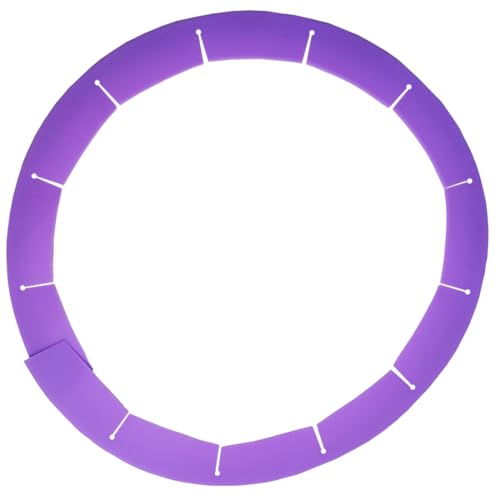 Adjustable Pie Crust Shield, Silicone Pie Crust Protector for Baking, Pie Ring Pie Crust Cover Tools, Fits 8-11.4 Inch Pies Pizza (Purple) - color: Purple