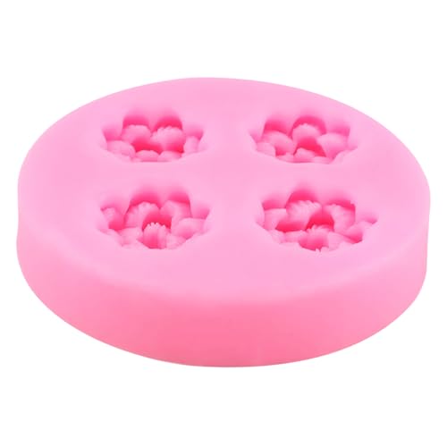 Cherry Blossom Silicone Molds 3D Flower Fondant Mold Set Of 2 - color: Style D