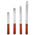 4-Piece Straight Icing Spatula Set, Stainless Steel Cake Tools Set