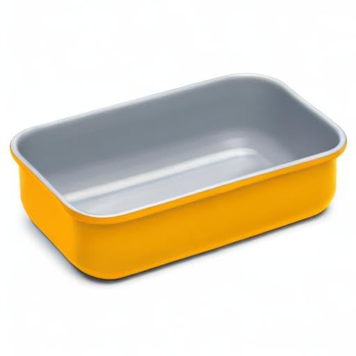 Caraway Non-Stick Ceramic-Coated 1 lb Loaf Pan - color: Marigold, size: Loaf Pan (1lb)