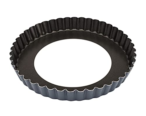 MATFER BOURGEAT 332225 Exopan Fluted Pie Pan with Removable Bottom