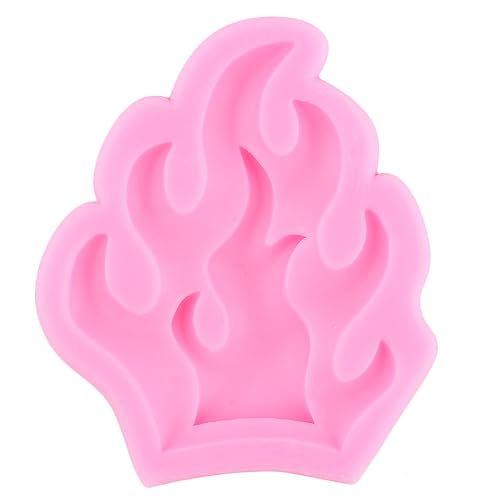 Flame Fondant Molds Fire Cake Decorating Silicone Mold - color: Style C