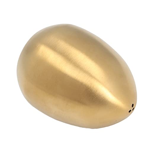 Egg Shaped Cinnamon & Cocoa Powder Shaker with Lid - Sugar, Salt & Shaker - color: Gold
