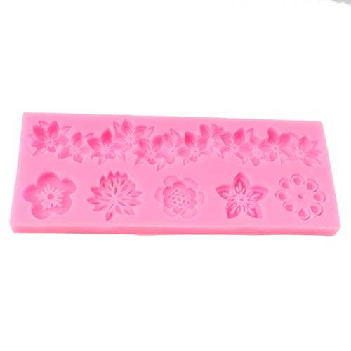 Baroque Fondant Molds Curlicues Scroll Flower Lace Silicone Mold - color: Style B
