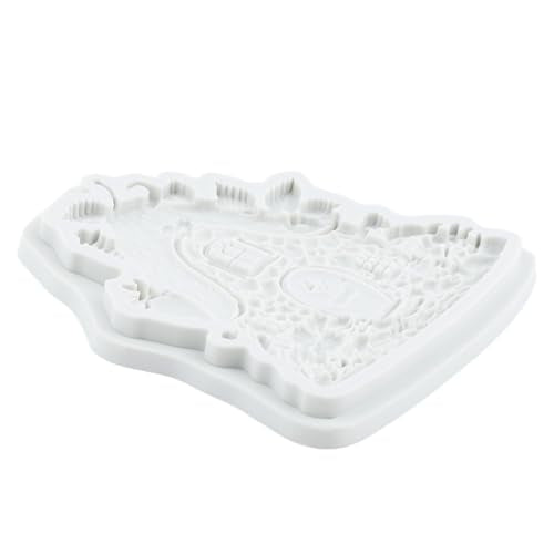 Fairy Garden Home Fondant Mold Fruit House Silicone Mold Set of 3 - color: Style G