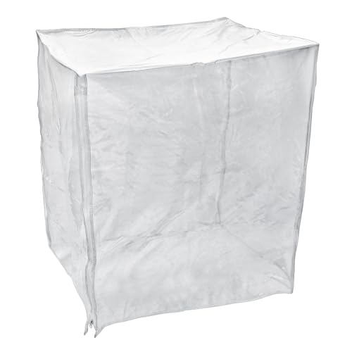 New Star Foodservice Commercial-Grade Clear Plastic Sheet Pan/Bun Pan Rack Cover, 10-Tier, 28" L x 23" W x 33" H (Pack of 12) - size: 28" x 23" x 33", 10-Tier, Single (Pack of 12)