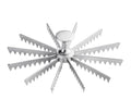 Soro Essentials- 12-Cut Aluminum Pie and Cake Marker- Guideline and Portion Divider Cake Cutter Silver Pie Slice Cutter Baking Tools Kitchen Accessories Cook Supplies for Cheesecake Pizza - size: 100"