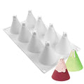 mostsom Cone Geometric Resin Silicone Mold Silicone Easy Chocolate Mold (Circular Cone B) - size: Circular Cone B