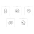 Reusable Firefighter PYO Cookie Stencil Paint Your Own Custom Design Unique Cookies Stencils Creates Custom Coloring Pages Designs, Perfect for Kids, Parties, and Bakers (Fire Fighter) - style: Fire Fighter