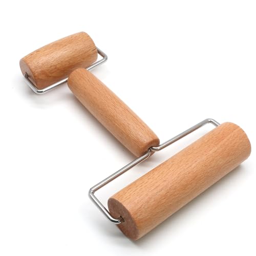 Wooden Rolling Pin, H Square Type - style: Style 3