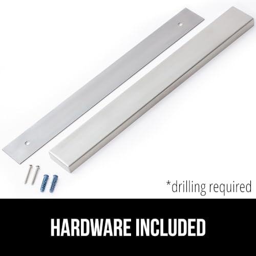 GORILLA GRIP 304 Stainless Steel Magnetic Knife Holder Strip, 12 Inch - size: 12 Inch