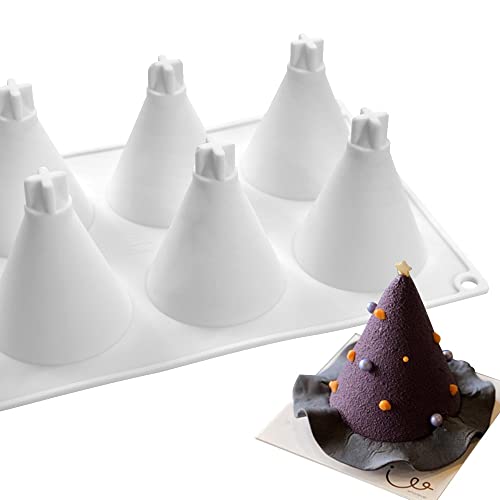 mostsom Cone Geometric Resin Silicone Mold Silicone Easy Chocolate Mold (Circular Cone B) - size: Circular Cone B